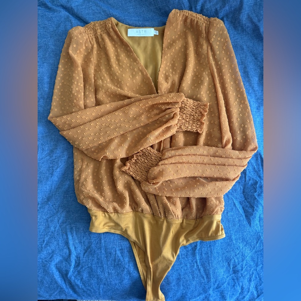 Rustic orange ASTR the label bodysuit